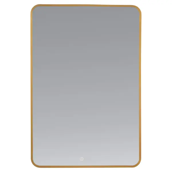 The Aero LED Mirror combines elegant brushed brass finish with smart lighting features. Adjustable color temperature (2700K-6500K) and dimmable ambient backlighting create the perfect atmosphere for any task or mood.