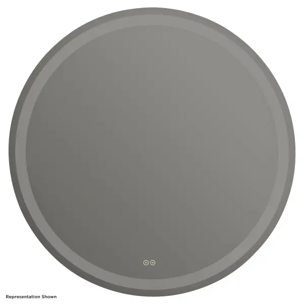 The Eterno 36" LED Mirror combines contemporary design with practical functionality. Features adjustable color temperature (2700K-6500K), dimmable LED lighting, wide diffusers for consistent illumination, and an integrated defogger for fog-free clarity.