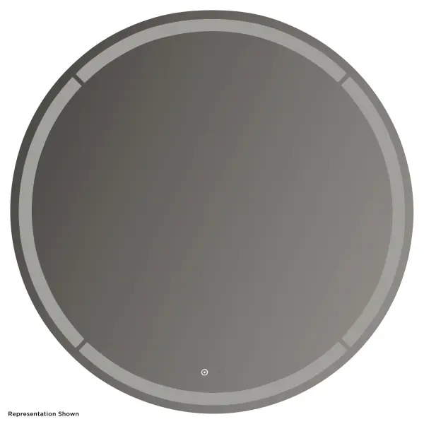 The Lingo 30" LED Mirror combines contemporary design with smart functionality. Four frosted illuminated areas provide even lighting, while adjustable color temperature (2700K-6500K) and dimming capabilities offer customizable ambiance. Built-in anti-fog technology ensures clarity in steamy bathrooms.
