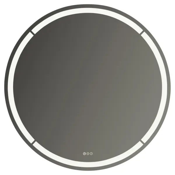 The Lingo 48" LED Mirror combines contemporary design with practical innovation. Adjustable color temperature (2700K-6500K), dimmable output, and built-in anti-fog functionality make it ideal for modern bathrooms. - alternate view