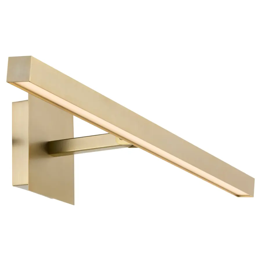 30" LED Picture Light in Aged Brass - Image 2