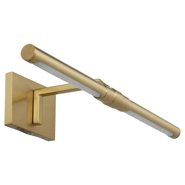The Warwick picture light combines clean contemporary lines with practical functionality. Its adjustable arm and CCT LED arrays provide customizable illumination for artwork, while the aged brass finish adds warmth and sophistication.