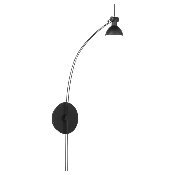 The Moki LED Picture Light combines sleek minimalist design with functional artwork illumination. Its distinctive double-wire neck and refined pommel create a sophisticated accent that works across modern to transitional interiors. - alternate view