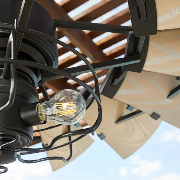 Windmill 60" Ceiling Fan in Textured Black - Image 5