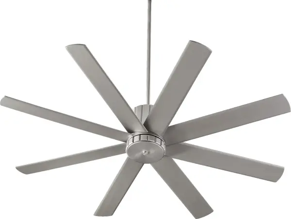 The Proxima 60" ceiling fan combines sophisticated contemporary design with exceptional performance. Its eight upturned blades deliver maximum air circulation while the cylindrical housing adds modern artistry.