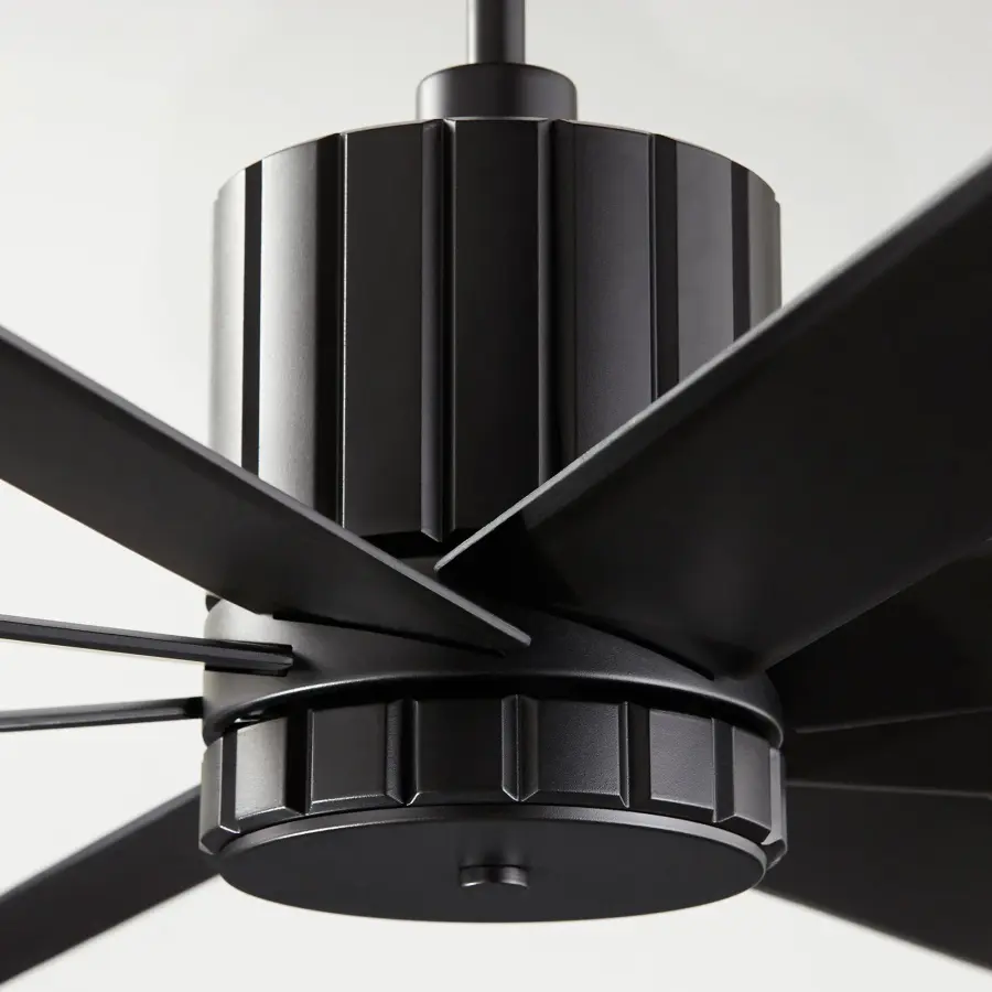 Proxima 72" 8-Blade Ceiling Fan in Textured Black - Image 2
