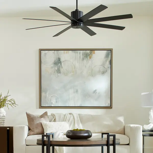 Proxima 72" 8-Blade Ceiling Fan in Textured Black - Image 5