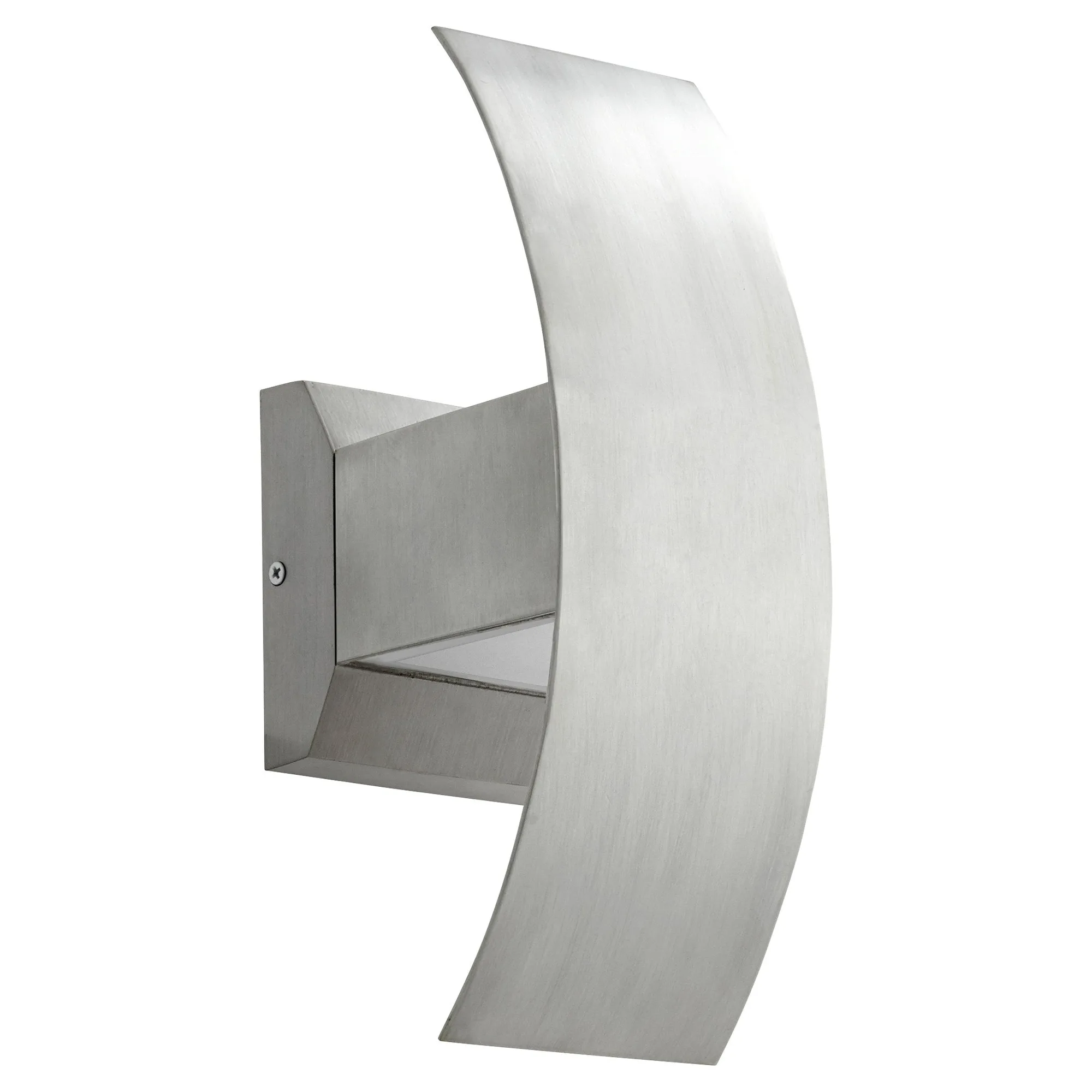 CURVO 12" LED Sconce - Brushed Aluminum