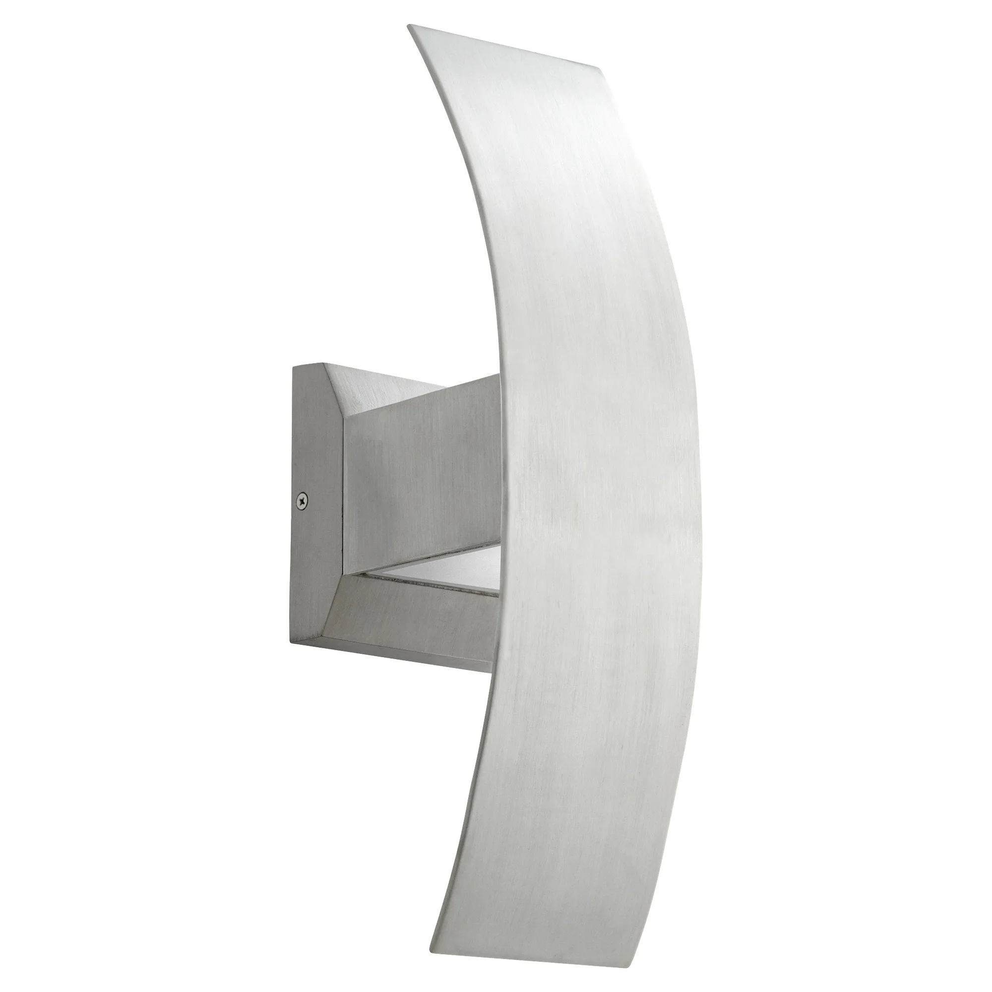 CURVO 15" LED Sconce - Brushed Aluminum