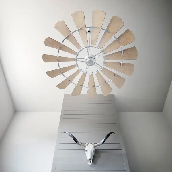 Windmill 72" Galvanized Transitional Ceiling Fan - Image 7