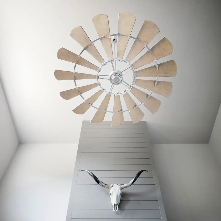 Windmill 72" Galvanized Transitional Ceiling Fan - Image 7
