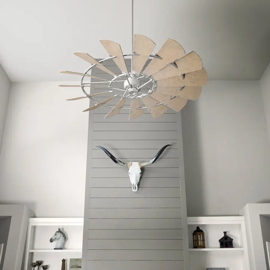 Windmill 72" Galvanized Transitional Ceiling Fan - Image 8