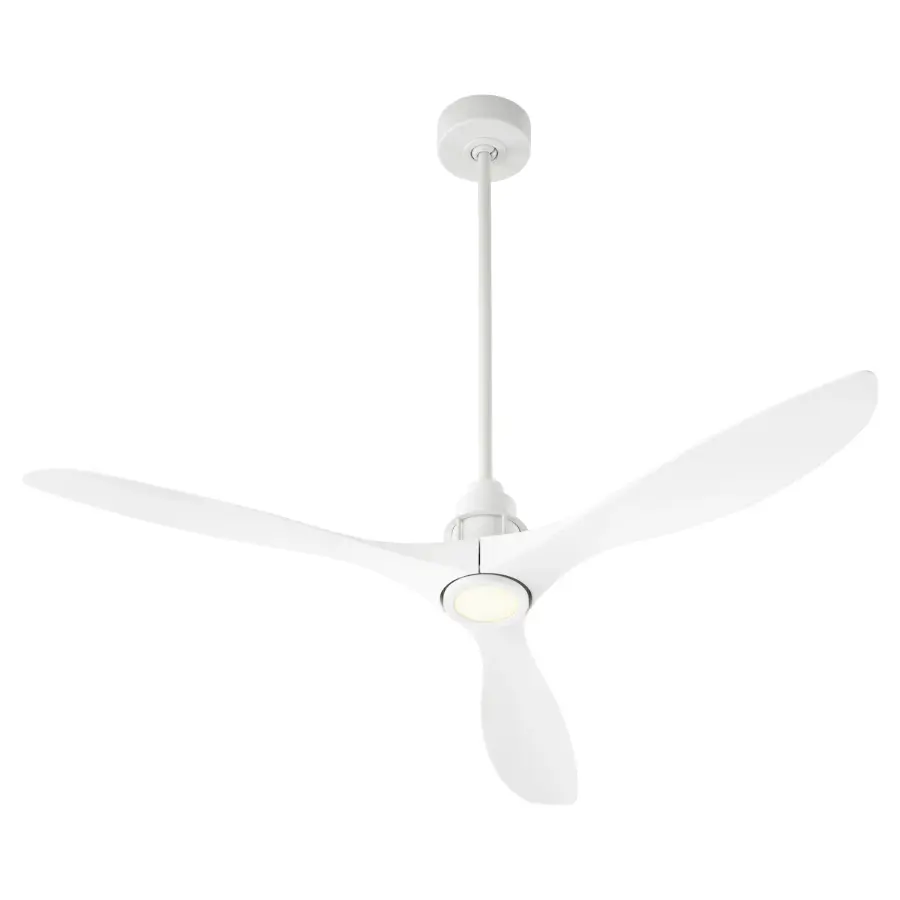 Marino 54" Studio White LED Damp Ceiling Fan - Image 2