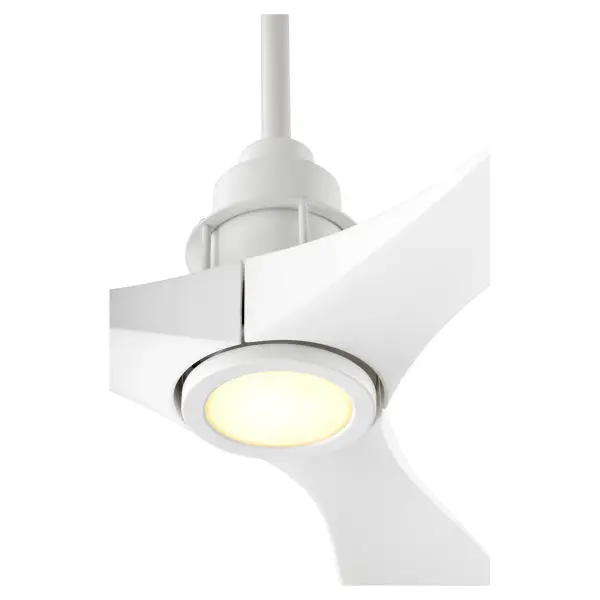 Marino 54" Studio White LED Damp Ceiling Fan - Image 3