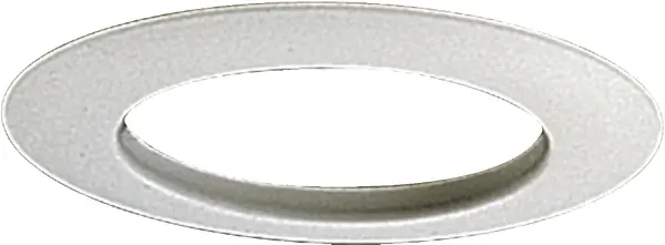 8" Open Metal Trim for R40 Bulbs in White