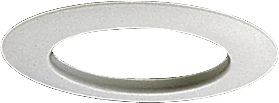 8" Open Metal Trim for R40 Bulbs in White