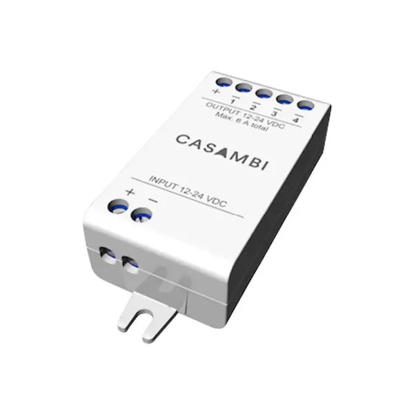 Casambi CBU-PWM4 RGB Applications, 4 x PWM for constant voltage lights, 4 amps max
