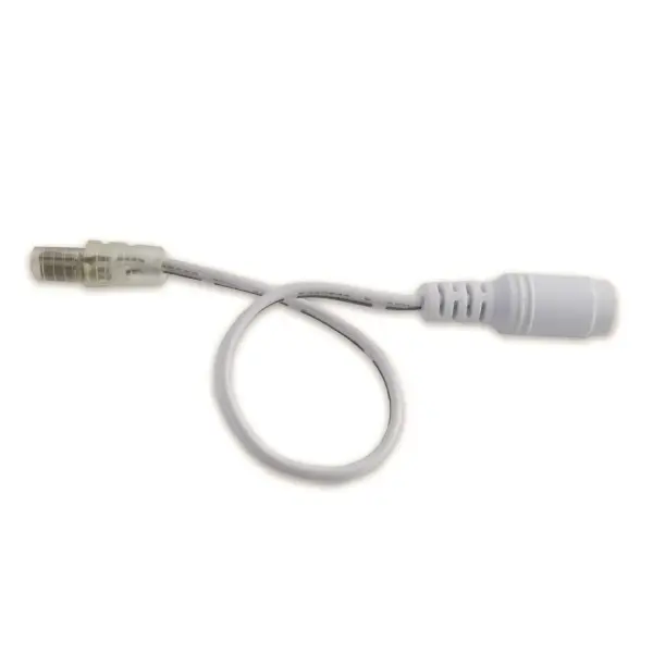 Wet Location Plug (9mm) to DC Adapter Connector - Female Finish: Black Width: 0.30" Length: 6.00" Safety Listing: Wet