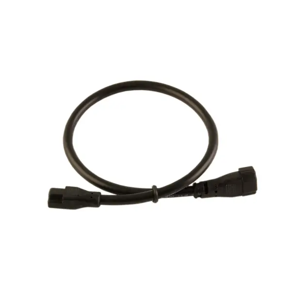 FENCER Extension Cable - Black, 12 in. Collection: Fencer Finish: Black Width: 0.66" Height: 0.42" Length: 12.00" Bulb Type: LED Voltage: 120.00 V Manufacturer Warranty: 3 Years