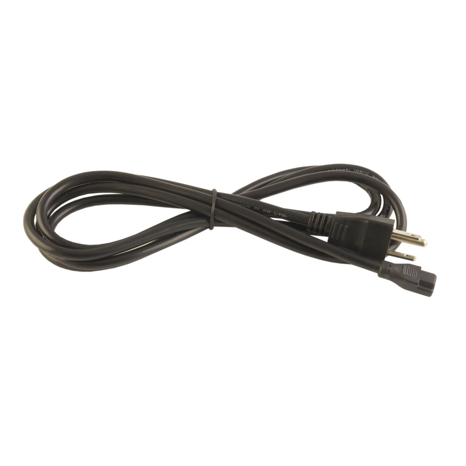 Fencer 72" Power Cable with AC Plug in Black