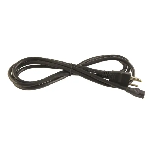 FENCER Power Cable with AC Plug - 120V, Black, 72 in. Collection: Fencer Finish: Black Width: 0.66" Height: 0.42" Length: 72.00" Bulb Type: LED Voltage: 120.00 V Manufacturer Warranty: 3 Years