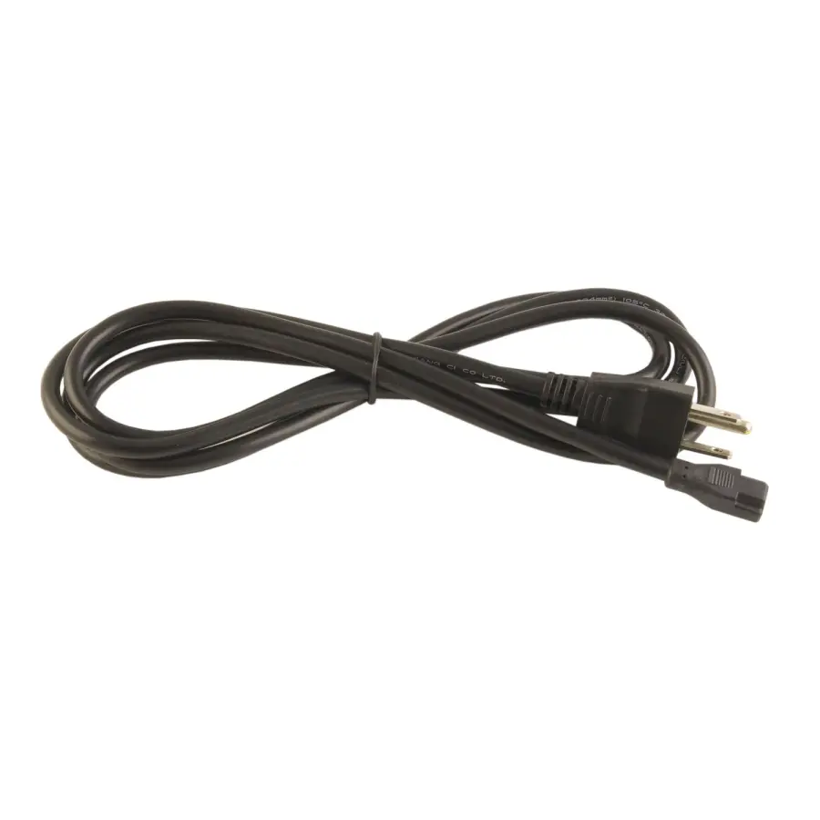 Fencer 72" Power Cable with AC Plug in Black