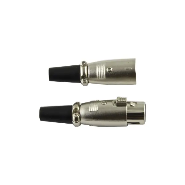 DMX XLR-3-Pin Connector Pair