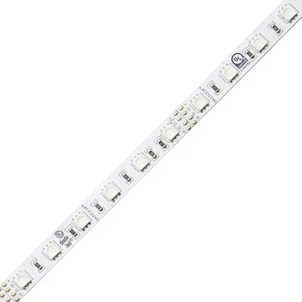 DAZZLE 24 24V RGB LED Tape Light - 16.4 ft. Collection: Dazzle Width: 0.40" Height: 0.10" Bulb Type: LED Voltage: 24.00 V Safety Rating: ETL,UL