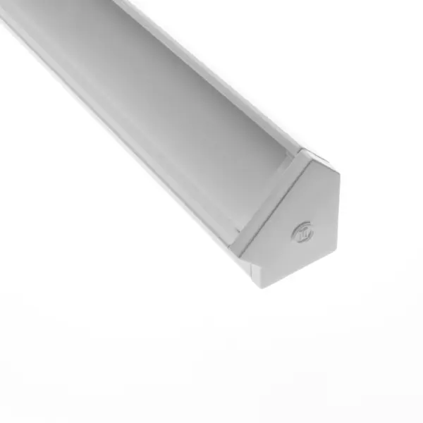This 45-degree aluminum channel profile provides a sleek mounting solution for LED strip lighting. The 48-inch length and black finish deliver a modern, integrated look for under-cabinet, cove, and task lighting applications.