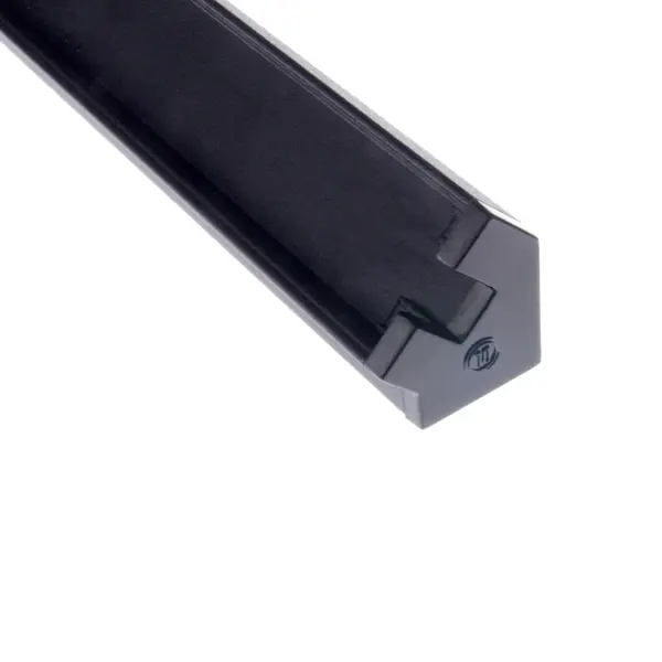 This 8-foot aluminum channel profile provides a clean, architectural solution for LED tape installations. The 45-degree angle design creates subtle indirect lighting effects while concealing the LED strip.