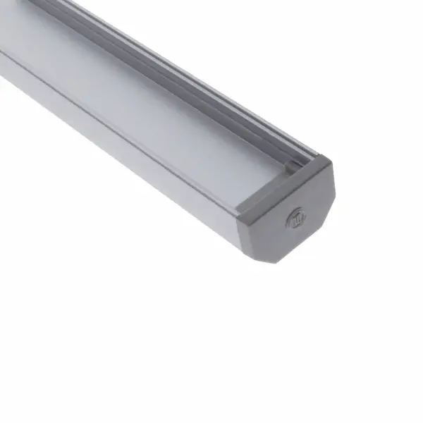 A versatile 48-inch square aluminum channel designed for LED tape integration. Ideal for contractors and DIY enthusiasts seeking clean, architectural lighting solutions with professional results.