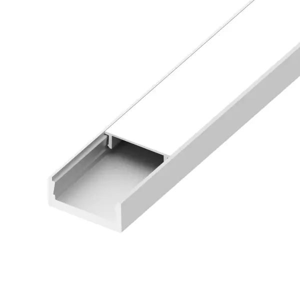 Channel Component, Single End Cap Pair, SLIM, Black