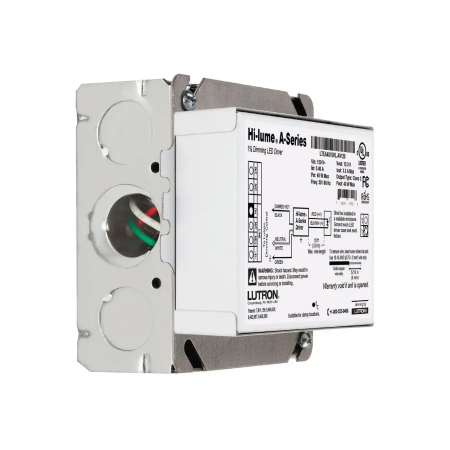 Lutron Hi-lume A-Series 12V 40W Dimmable LED Driver