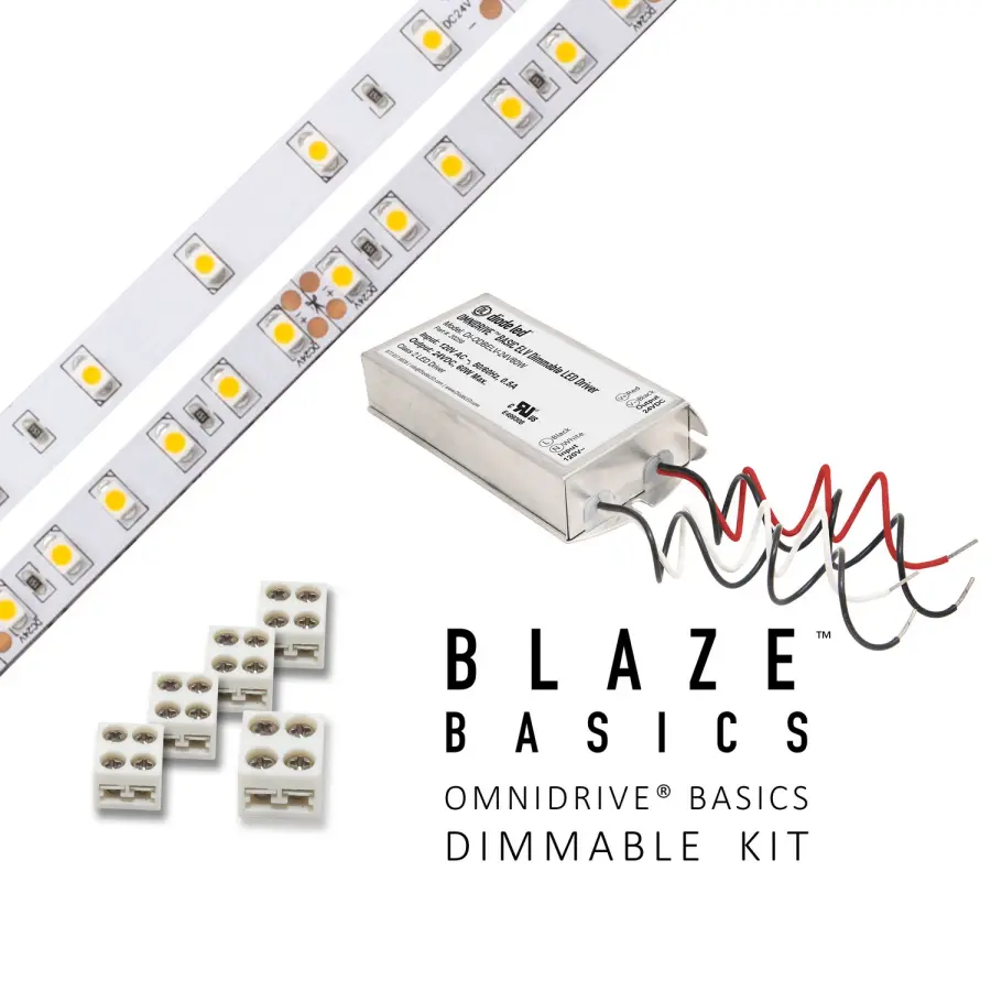 BLAZE 100 LED Tape Light Kit with ELV Dimmer