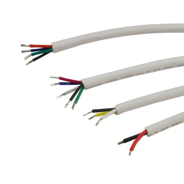 PVC Jacketed 2464 Wire - 18/2, Black, By the Foot Finish: Black Safety Rating: UL