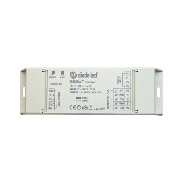 TOUCHDIAL Color Control System - WiFi Receiver Collection: Touchdial Width: 2.08" Height: 0.90" Length: 6.57"