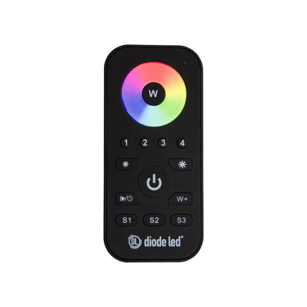 8-zone RGBW remote control with WiFi.