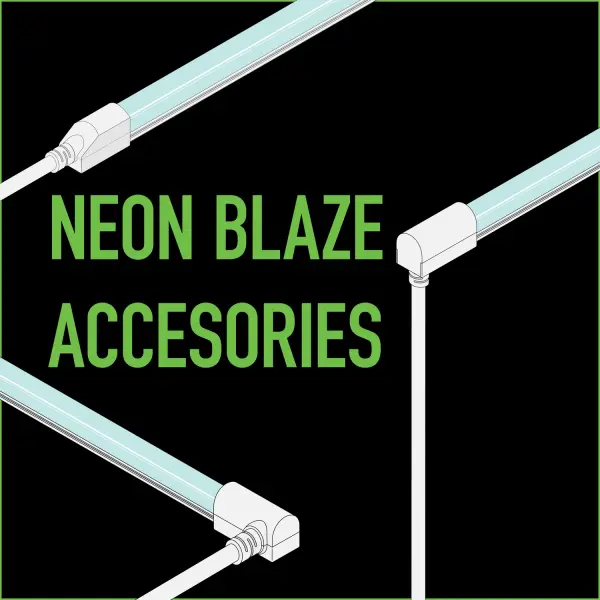 NEON BLAZE Top Bending, 12" Jumper with Frosted top cap and end cap