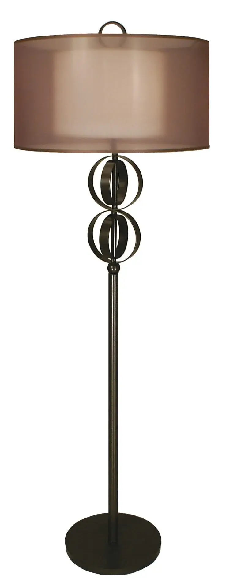 Elegant Transitional Floor Lamp with Sophisticated Bronze Finish