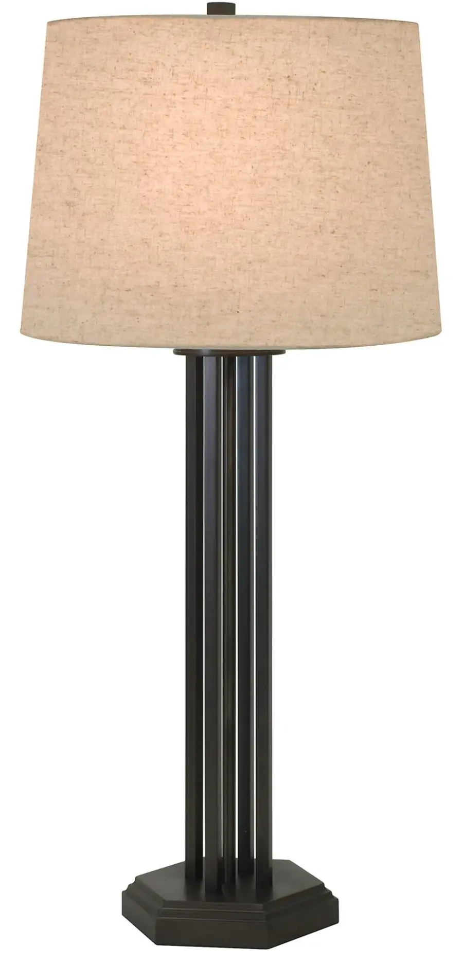 Woodland Table Lamp with Natural Linen Shade