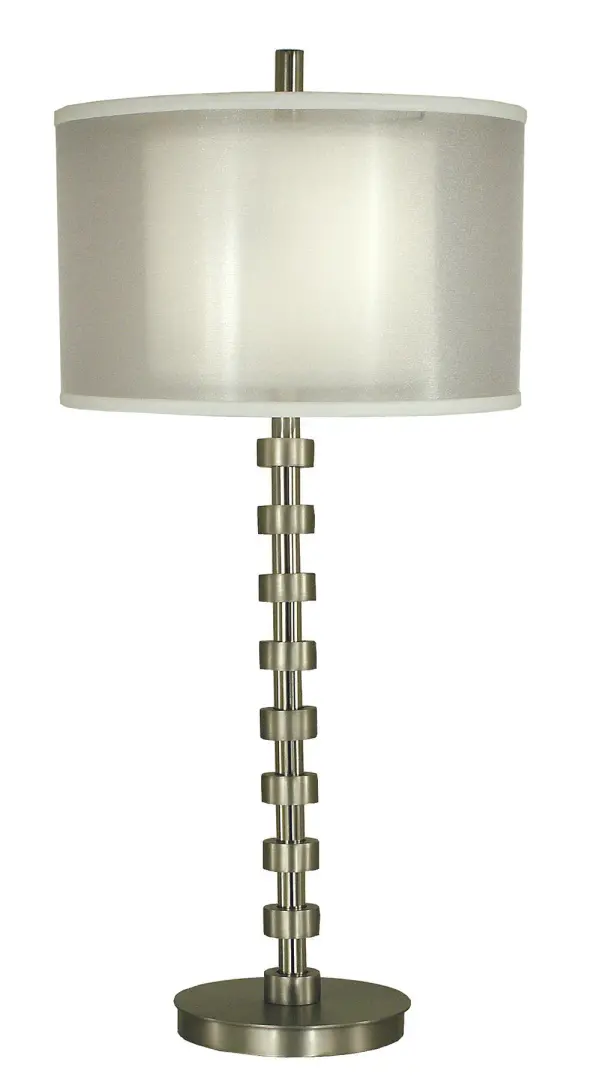 Eclipse Brushed Nickel Table Lamp
