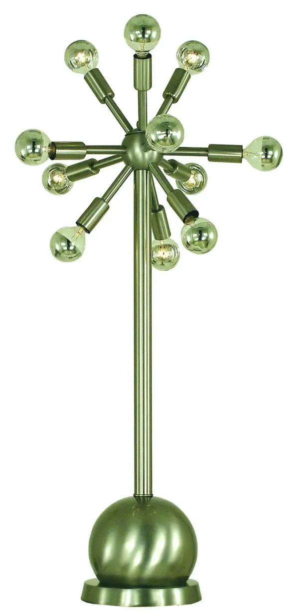 Orb Brushed Nickel Table Lamp