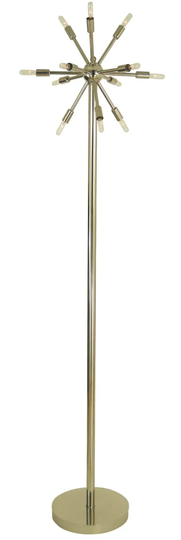 Statement Chandelier-Style Floor Lamp with Multi-Light Design