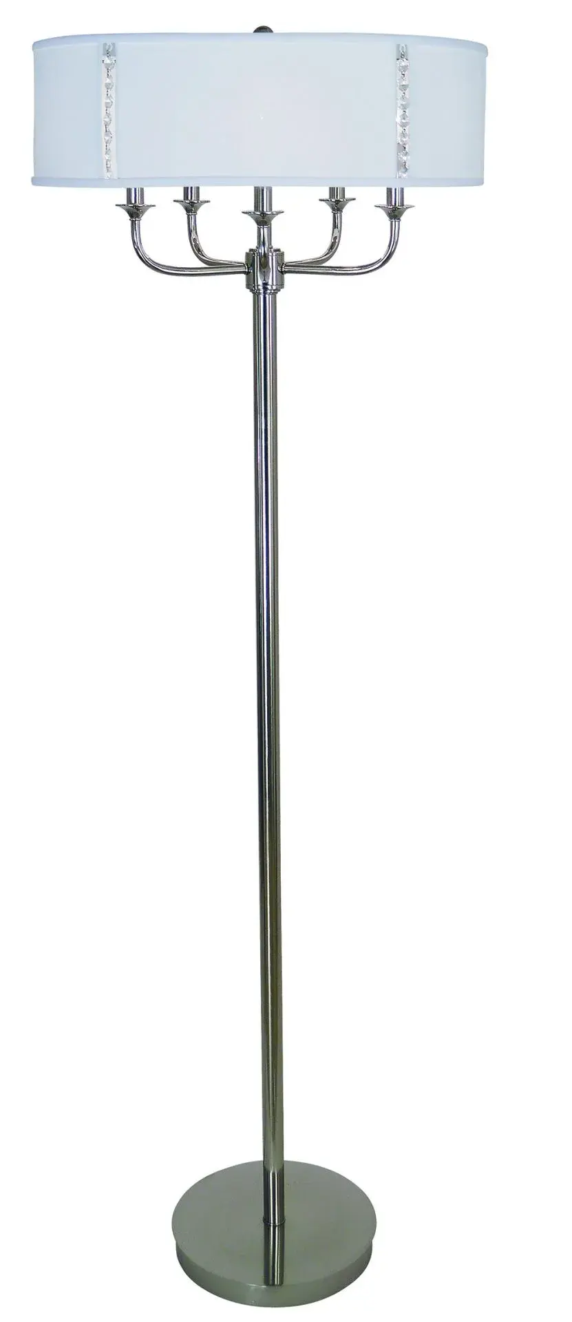 Michele Floor Lamp with Crystal Beaded Shade