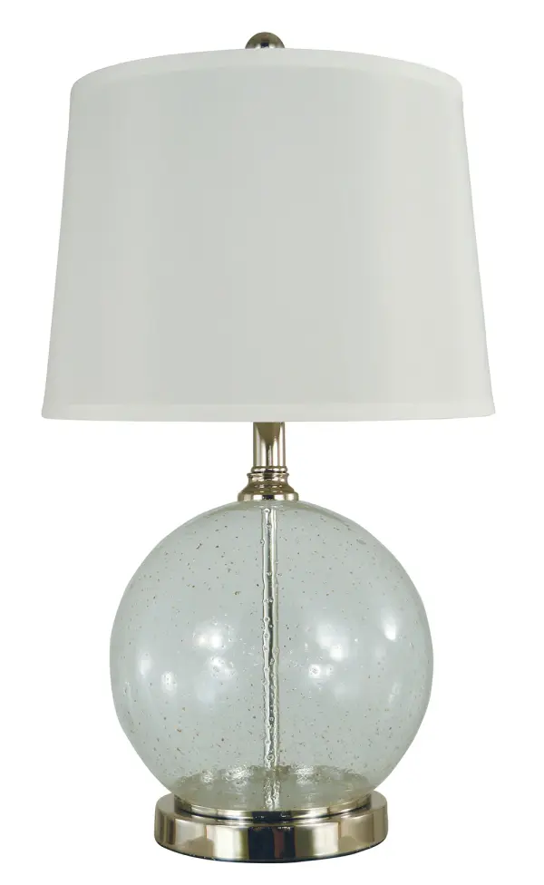 Karat Distressed Seeded Glass Table Lamp