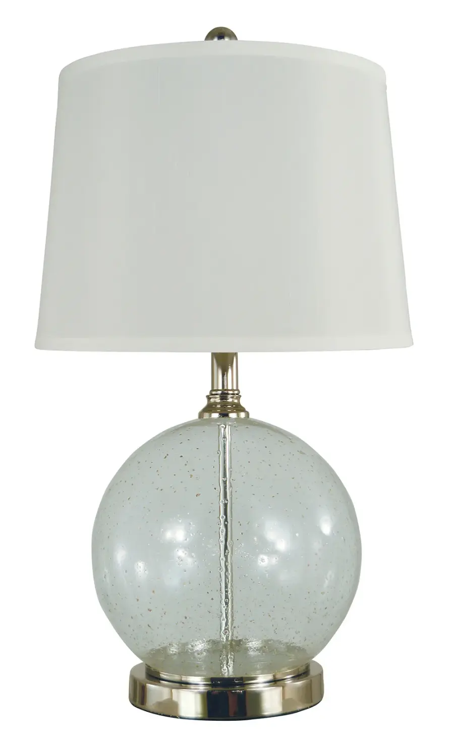 Karat Distressed Seeded Glass Table Lamp