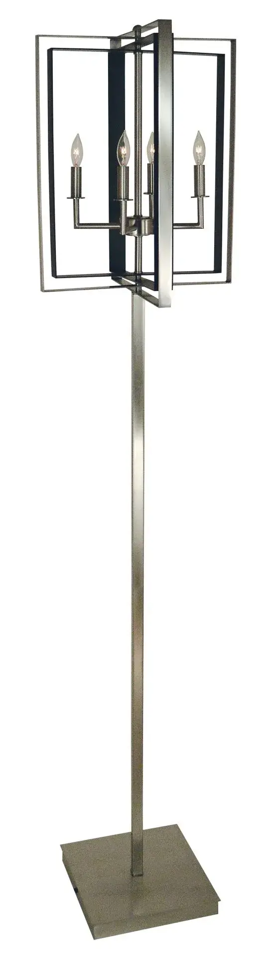 Symmetry Floor Lamp in Polished Nickel