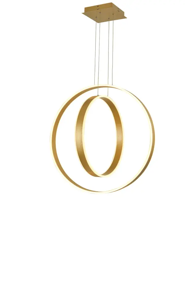 Aria Brushed Gold LED Pendant