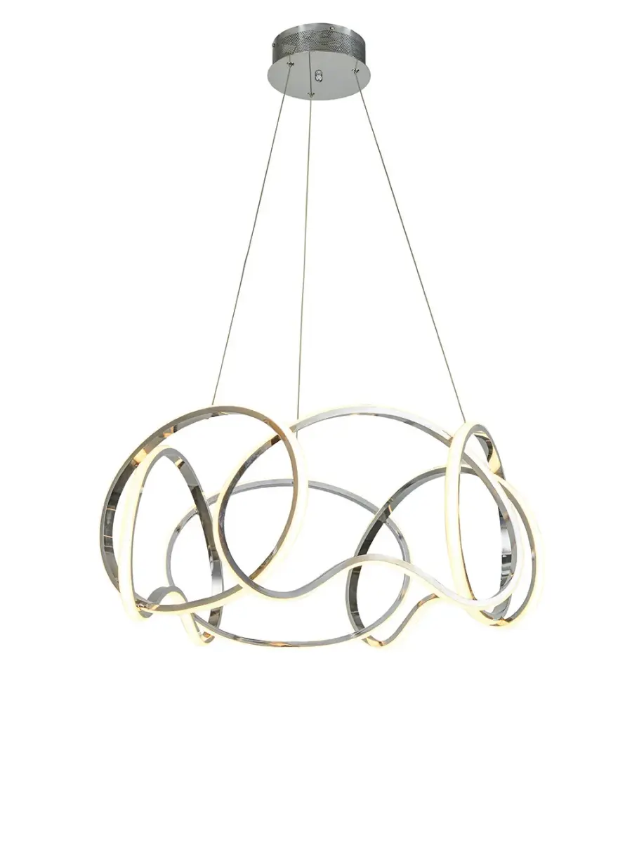 Irvine Chrome Dining Chandelier
