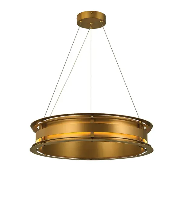 Bristol Dining Chandelier in Antique Gold